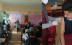 تلاميذ القسم الداخلي باعدادية الفرابي بدار الكبداني يستفدون من التطعيم ضد مرض التهاب السحايا