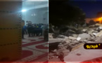 انهيار صومعة مسجد أثناء صلاة المغرب 