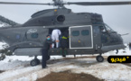 مروحية للدرك الملكي تتدخل لإنقاذ سيدة حاملة باغتها المخاض وهي محاصرة وسط الثلوج