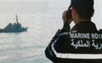 البحرية الملكية بالناظور تنقذ 13 شابا انطلقوا في رحلة للهجرة السرية من سواحل بني انصار