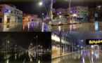 جولة ليلية في الناظور.. أمطار غزيرة وشوارع خاوية على عروشها 