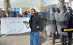 انزال أمني لمنع مسيرة احتجاجية للباحثين عن الشغل بالناظور 