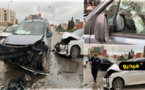 شاهدوا.. حادثة سير مروعة دقائق قبل آذان المغرب بمدخل مدينة الناظور
