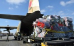 وصول طائرتين  مغربيتين تحملان مساعدات عاجلة للفلسطينيين الى القاهرة