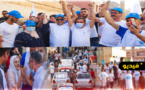 شباب وساكنة "ابراقن" يستقبلون سعيد الرحموني ولائحة الحمامة بحفاوة  بالغة ويؤكدون دعمه في الاستحقاقات المقبلة 