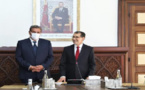 حفل تسليم السط بين أخنوش رئيس الحكومة الجديد وسلفه العثماني
