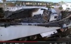 بالفيديو.. حريق بميناء الناظور
