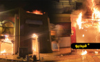 مباشر: اندلاع حريق مهول بالمركب التجاري بالناظور