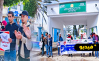الأساتذة المتعاقدون يحتجون أمام المديرية الإقليمية بالناظور 