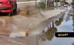 مياه الأمطار تغرق شوارع الناظور في الأوحال 