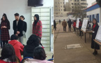 صور.. ثانوية الناظور التأهيلية تحتفي بالأم على هامش معرضها للفن التشكيلي