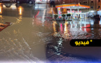 أمطار الخير تخلف سيولا متفرقة في شوارع الناظور