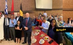 شاهدوا.. اليهود المغاربة ببلجيكا مع سفيري إسرائيل والمغرب يتحتفلون بـ "ميمونة" بحفل إفطار ضخم