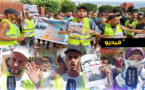 شاهدوا.. وقفة احتجاجية تضامنية مع شاب يواجه عقوبة 20 سنة سجنا بالناظور