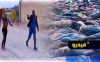 شاهدوا.. المشاهد الكاملة لهجوم المهاجرين الأفارقة والمواجهات مع الأمن المغربي 