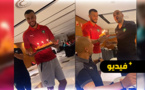 شاهدوا.. لاعبو المنتخب المغربي يحتفلون بعيد ميلاد المدرب وليد الركراكي