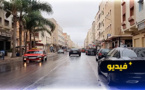 شاهدوا.. جولة بأهم شوارع الناظور أثناء التساقطات المطرية