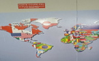 عرض خريطة للعالم لا تشمل المغرب في أحد المعارض الفرنسية.. والموضوع على مكتب الملك