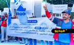 شاهدوا.. بسبب طرد العمال وقفة احتجاجية أمام عمالة الناظور يتبعها اعتصام ليلي