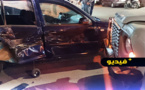 جريحين إثر اصطدام مركبة لـ"المخازنية" بسيارة مدنية في الناظور 