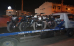 حملة أمنية واسعة ضد أصحاب الدراجات النارية المخالفة والمجهولة بالناظور تسفر عن حجز العديد منها