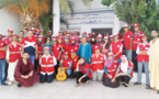 متطوعو الهلال الأحمر بالناظور يشاركون نزلاء دار التكافل فرحة عيد الفطر