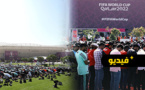 شاهدوا.. جمهور المونديال يقيم صلاة الجمعة جماعة أمام ملعب أحمد بن علي بقطر
