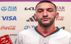 تتويج زياش بجائزة أحسن لاعب في المباراة التي جمعت بين المغرب وبلجيكا