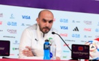 الركراكي: ندرك جيدا أننا لم نتأهل بعد وسنتقاتل بهدف الفوز