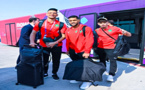 بعثة المنتخب الوطني تغادر مطار الدوحة الدولي في اتجاه المملكة