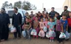 جمعية الرحمة توزع ملابس العيد ل100 طفل من أسرة فقيرة بتمسمان