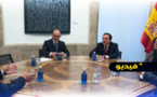 شاهدوا.. وزير الخارجية الإسباني يستقبل رئيسي سبتة ومليلية وهذا ما اتفق عليه بخصوص الجمارك التجارية