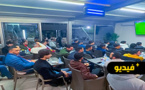 شاهدوا.. جماهير غفيرة تتابع مباراة المغرب والبرازيل من مقاهي الناظور