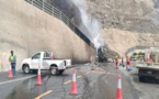 ارتفاع عدد المعتمرين ضحايا حادث انقلاب حافلة بالسعودية