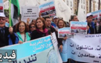 مشاركة ريفية وازنة في وقفة الجمعية المغربية لحقوق الإنسان بالرباط
