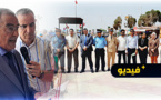 تنظيم حفل بمناسبة تسلم شاطئ أركمان اللواء الأزرق