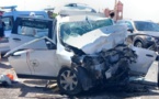 مصرع 7 أشخاص في حادثة سير خطيرة بين طاكسي وسيارة خفيفة
