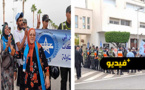 وقفة احتجاجية في الناظور تضامنا مع عمال الحراسة المطرودين