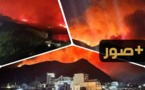 حريق مخيف يلتهم الغابات بالجزائر والنيران على مقربة من المناطق المأهولة