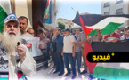مصلون يحتجون بالناظور تضامنا مع الشعب الفلسطيني