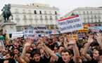 مدريد: الآلاف من الاسبان يتظاهرون ضد الحكومة