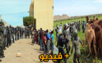 السلطات تمنع مسيرة غاضبة لساكنة تيزطوطين استعانت بالجمال والماشية