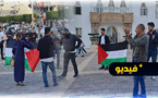 وقفة تضامنية في الناظور.. صوت المعطلين يرفع شعارات الدعم للقضية الفلسطينية