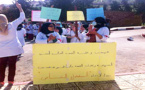 مسيرة احتجاجية بالمستشفى الحسني لطلبة وخرجي معهد الأطر الصحية