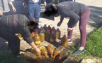 ضبط طنين من الزيوت المغشوشة