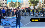احتجاجات شغيلة التعليم تتواصل في الحسيمة وسط استنفار أمني
