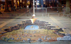رسم أرضي ثلاثي الأبعاد يؤثث فضاء شارع وسط مدينة الناظور