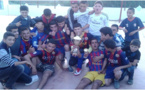 احتفالات تلاميذ شباب أولاد أمغار بلقب دوري كرة القدم المصغرة بملحقة إجطي