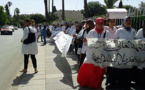 طلبة مهن التمريض بالناظور يلتئمون ضمن مسيرة إحتجاجية صاخبة بوجدة