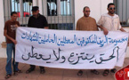 المكفوفون ذوو الشهادات الجامعية يحتجون وسط الناظور ضد اللامبالاة إزاء ملفهم المطلبي